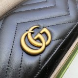 Gucci high quality Designer Best Quality GG Marmont continental wallet 443436 Bag