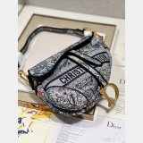 Christian Dior Selling High-quality Best Quality Oblique Saddle 9012/0446 Bag