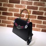 Best Gucci Best Quality Lilith Top Handle Bag Leather 453751 Snakeskin Small