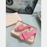 Perfect Luxury Best Quality Miu Miu high heel slippers Shoes