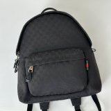 Gucci Medium GG Backpack With Web Men 824624 Best Quality Bag