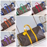 LVS Best Quality Keepall Bandoulière 50 Monogram Macassar Canvas M46771 Bag