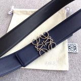 Loewe Designer Best Quality Top 4.0CM Width Double-Sided Cowhide Belt