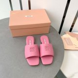 Perfect MiuMiu Bread Slippers Summer Best Quality Sandals