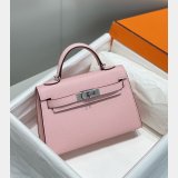Best Quality Hermes Designer Epsom Kelly Pinks 19/25/28CM Bag Store