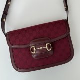 GG Supreme 602204 Red 602204 Best Quality Gucci 1955 Horsebit Bags