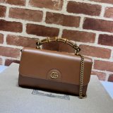 Gucci Best Quality 675794 Diana small shoulder bag in black/brown