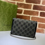7 Star Gucci Best Quality 401231 Leather Dionysus Mini Chain Black Bag
