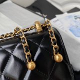 Designer Best Quality Calfskin & Gold-Tone Metal White Mini Flap AS2615 Bag