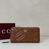 Best Quality Gucci GG Marmont Zip Around Wallet #837758 Bag