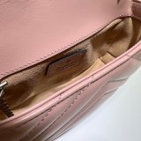 Best High Quality Best Quality Gucci GG Marmont belt 699757 bag