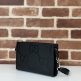 Quality Gucci Wholesale 795240 Best Quality Jumbo GG UK Black Bag