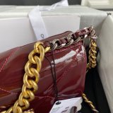 CC Best Quality 26CM Goatskin Gold-Tone Silver-Tone & Ruthenium
