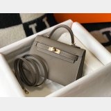 AAA Best Quality Hermes Mini Kelly Grey Bags