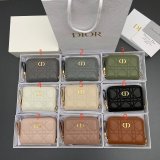 dior Jolie Glycine zip wallet S5034