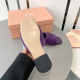 Perfect MiuMiu Bread Slippers Summer Best Quality Sandals