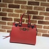High Quality Leather Gucci 569712 Zumi Small Top Handle Best Quality Bag