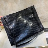 Best Quality YSL Saint Laurent Large Niki Shopping Bag Black Vintage