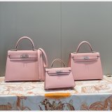 Best Quality Hermes Designer Epsom Kelly Pinks 19/25/28CM Bag Store