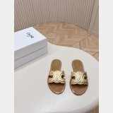 Celine Best Quality Paris Premium Flats Sandal Triomphe Shoes