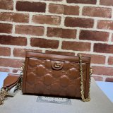 1:1 Best Quality Gucci 702200 GG Matelassé Leather Shoulder Bag designer bags