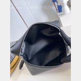 Cheap Loro Piana L27 Extra Pocket Pouch Black Best Quality Bag