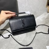 Buy Best Quality YSL Sunset 19cm Bags Online Black