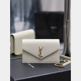 Best Quality YSL 19cm Fake Saint Laurent WOC Monogram Chain 393953 Bag
