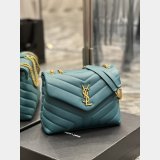 High Quality Designer Loulou Best Quality Saint Laurent Handbags Green Wholesale