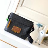 Cheap Louis Vuitton Besace Zippée Monogram Eclipse M45214 Canvas