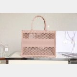 Buy Sell Designer Best Quality Dior CD Book Tote Pink/Black Bags