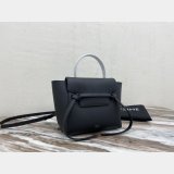 Best Quality Celine Leather Nano Belt Bag in Black