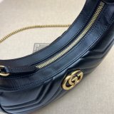 Gucci Best 699514 GG Marmont half-moon-shaped Best Quality bag