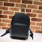 Gucci Signature Leather Backpack 450967 Best Best Quality Designer Bag