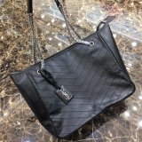 YSL 504867 Best Quality Saint Laurent Niki Shopping Bag Black Vintage