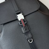 Luxury Best Quality Large Backpack Gucci Mens 816750 Black Bag
