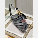 Christian Dior Selling High-quality Best Quality Oblique Saddle 9012/0446 Bag