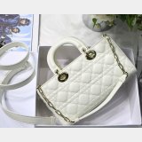 Dior High Quality Best Quality Black/White Lady Dior Cannage Tech Pouch 26cm