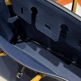 2025 Top New Hermes Contrast Color Birkin Bag
