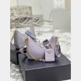 1:1 Clone Prada Best Quality Handbags Outlet Leather Hobo Re-Edition Online