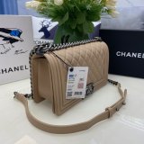 Best Quality CC Le Boy Flap Bag caviar leather 25CM