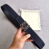 Loewe Designer Best Quality Top 4.0CM Width Double-Sided Cowhide Belt