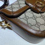 Gucci Beige Best Quality Horsebit 1955 mini aaa bag