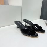 Miu Miu New Low Heel Slippers Buy The Best Product Best Quality Shoes