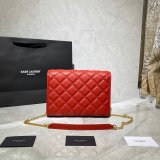 Best Quality Saint Laurent Becky Large chain bag in quilted lambskin
