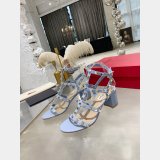 Best Quality valentino ROCKSTUD CALFSKIN ANKLE STRAP SANDAL