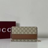 Gucci 838151/826720 Best Quality GG Emblem Wallet On Chain Bag