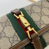 Gucci Best Quality Brown Jackie 1961 chain wallet 652681 bag