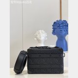 Louis Vuitton Luxury M59163 Black Handle Soft Trunk Taurillon Monogram Men Bags