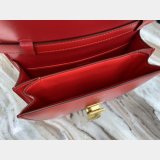 Celine Best Quality Teen Classic Box Red Bag